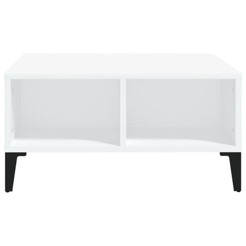 vidaXL Coffee Table White 60x60x30 cm Engineered Wood