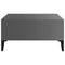 vidaXL Coffee Table High Gloss Grey 60x60x30 cm Engineered Wood