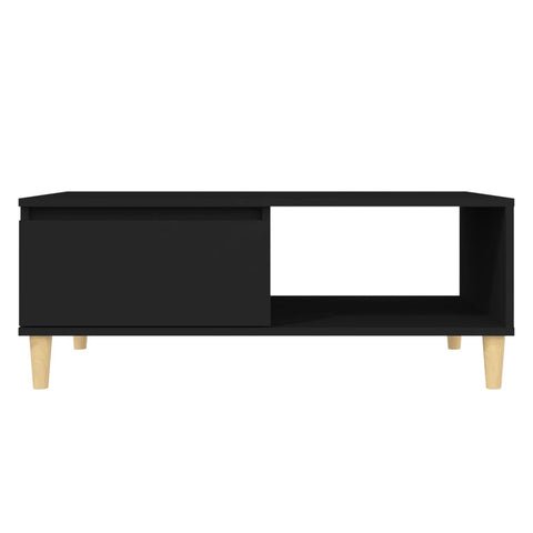 vidaXL Coffee Table Black 90x60x35 cm Engineered Wood