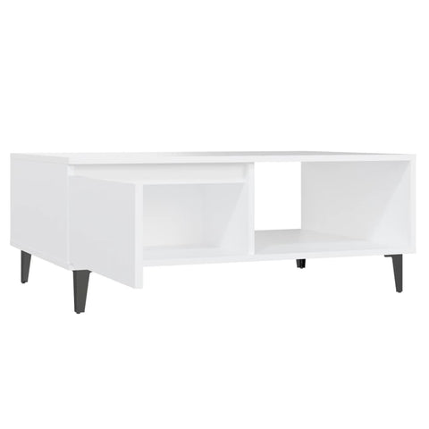 vidaXL Coffee Table White 90x60x35 cm Engineered Wood
