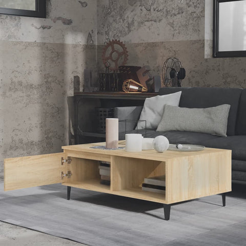 vidaXL Coffee Table Sonoma Oak 90x60x35 cm Engineered Wood