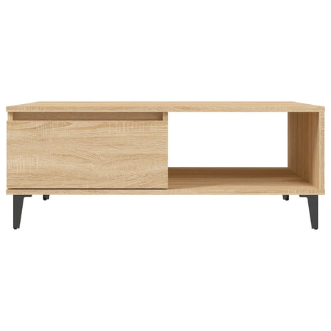 vidaXL Coffee Table Sonoma Oak 90x60x35 cm Engineered Wood