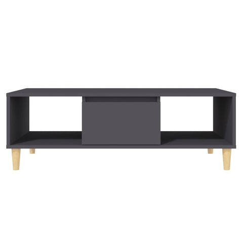 vidaXL Coffee Table Grey 103.5x60x35 cm Engineered Wood