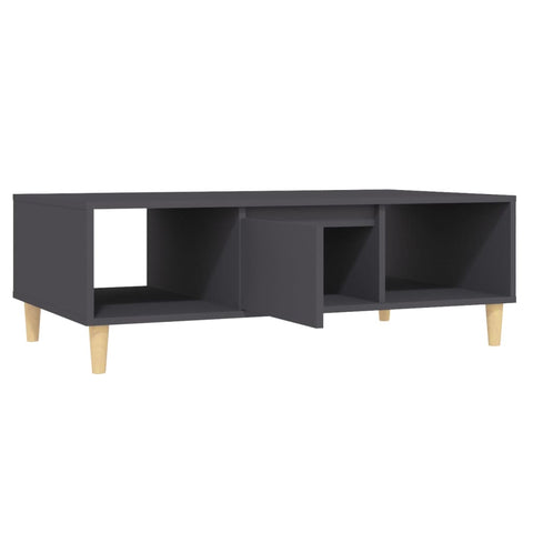 vidaXL Coffee Table Grey 103.5x60x35 cm Engineered Wood