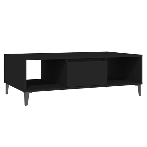 vidaXL Coffee Table Black 103.5x60x35 cm Engineered Wood