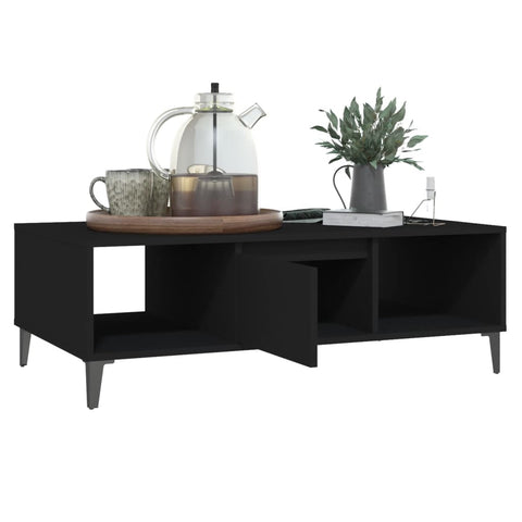 vidaXL Coffee Table Black 103.5x60x35 cm Engineered Wood