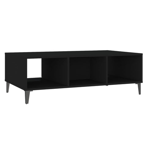 vidaXL Coffee Table Black 103.5x60x35 cm Engineered Wood