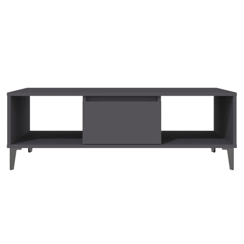 vidaXL Coffee Table Grey 103.5x60x35 cm Engineered Wood