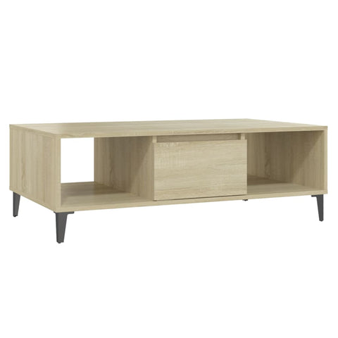 vidaXL Coffee Table Sonoma Oak 103.5x60x35 cm Engineered Wood