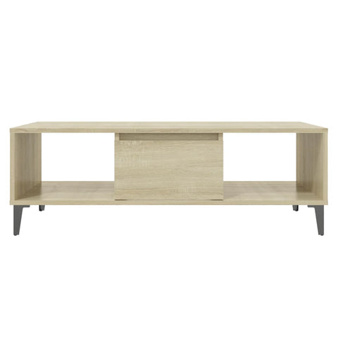 vidaXL Coffee Table Sonoma Oak 103.5x60x35 cm Engineered Wood