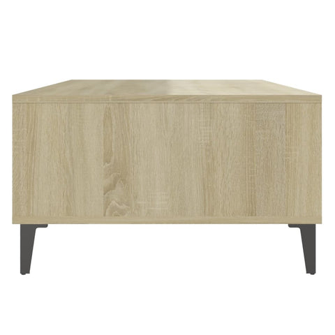 vidaXL Coffee Table Sonoma Oak 103.5x60x35 cm Engineered Wood