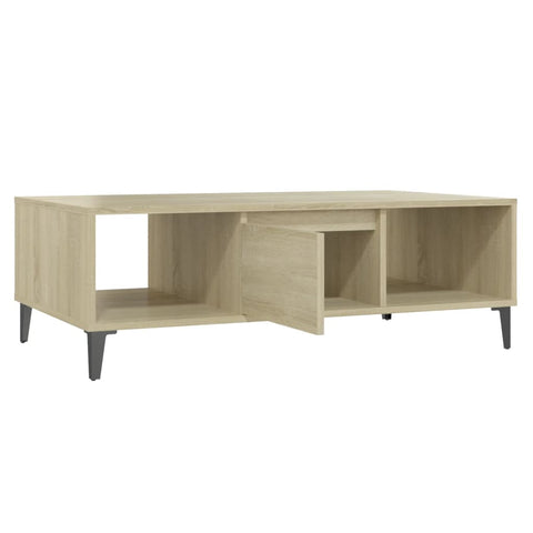 vidaXL Coffee Table Sonoma Oak 103.5x60x35 cm Engineered Wood