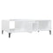vidaXL Coffee Table High Gloss White 103.5x60x35 cm Engineered Wood