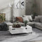 vidaXL Coffee Table High Gloss White 103.5x60x35 cm Engineered Wood