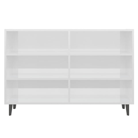 vidaXL Sideboard High Gloss White 103.5x35x70 cm Engineered Wood