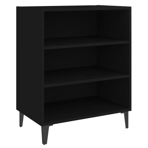vidaXL Sideboard Black 57x35x70 cm Engineered Wood