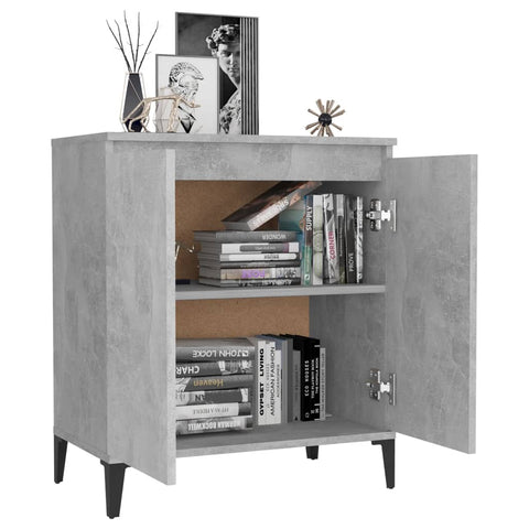 vidaXL Sideboard Concrete Grey 60x35x70 cm Engineered Wood
