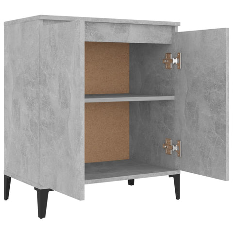 vidaXL Sideboard Concrete Grey 60x35x70 cm Engineered Wood
