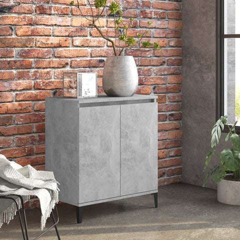 vidaXL Sideboard Concrete Grey 60x35x70 cm Engineered Wood
