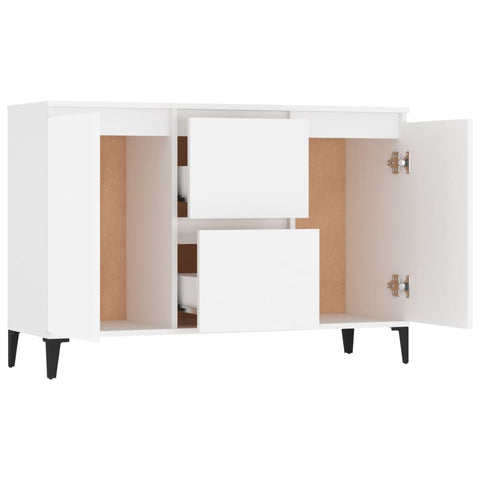 vidaXL Sideboard White 102x35x70 cm Engineered Wood