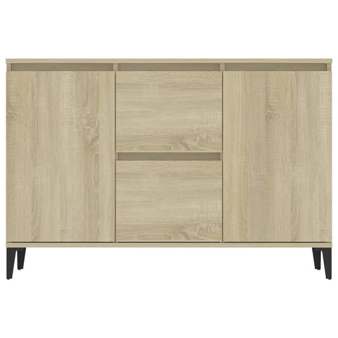 vidaXL Sideboard Sonoma Oak 102x35x70 cm Engineered Wood