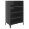 vidaXL Sideboard High Gloss Grey 57x35x90 cm Engineered Wood