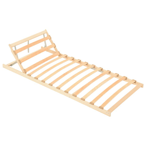 vidaXL Slatted Bed without Mattress Base Adjustable Head 80x200cm