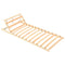 vidaXL Slatted Bed without Mattress Base Adjustable Head 90x200cm