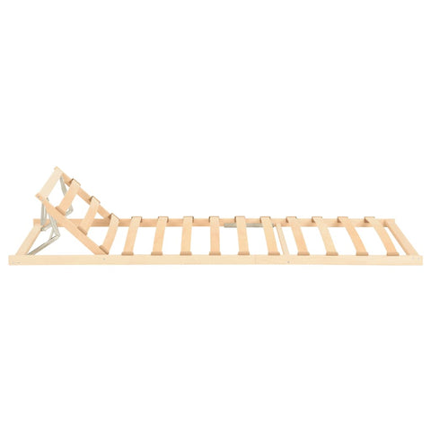 vidaXL Slatted Bed without Mattress Base Adjustable Head 90x200cm