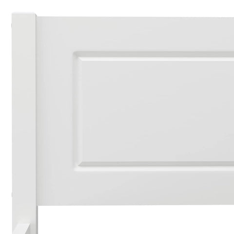 vidaXL Bed Frame without Mattress Solid Pinewood White 160x200 cm