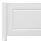vidaXL Bed Frame without Mattress Solid Pinewood White 160x200 cm