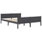 vidaXL Bed Frame without Mattress Solid Pinewood Grey 160x200 cm
