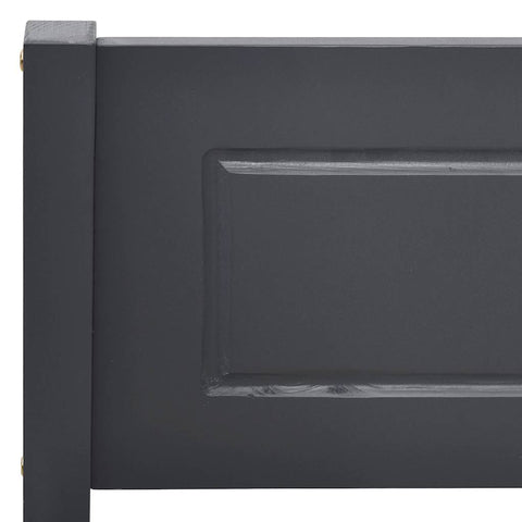 vidaXL Bed Frame without Mattress Solid Pinewood Grey 160x200 cm