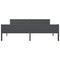 vidaXL Bed Frame without Mattress Solid Pinewood Grey 180x200 cm Super King