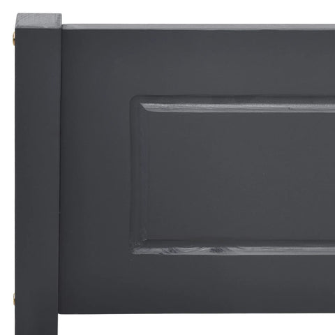 vidaXL Bed Frame without Mattress Solid Pinewood Grey 200x200 cm