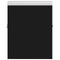 vidaXL Sink Cabinet with Built-in Basin Black Engineered Wood