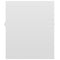 vidaXL Sink Cabinet with Built-in Basin High Gloss White Engineered Wood