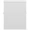vidaXL Sink Cabinet with Built-in Basin High Gloss White Engineered Wood