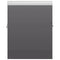 vidaXL Sink Cabinet with Built-in Basin High Gloss Grey Engineered Wood