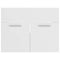 vidaXL Sink Cabinet with Built-in Basin White Engineered Wood
