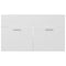 vidaXL Sink Cabinet with Built-in Basin White Engineered Wood