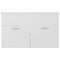 vidaXL Sink Cabinet with Built-in Basin White Engineered Wood