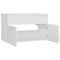 vidaXL Sink Cabinet with Built-in Basin White Engineered Wood