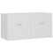 vidaXL Sink Cabinet with Built-in Basin White Engineered Wood