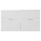 vidaXL Sink Cabinet with Built-in Basin White Engineered Wood