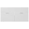 vidaXL Sink Cabinet with Built-in Basin White Engineered Wood