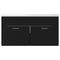 vidaXL Sink Cabinet with Built-in Basin Black Engineered Wood