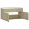 vidaXL Sink Cabinet with Built-in Basin Sonoma Oak Engineered Wood