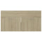vidaXL Sink Cabinet with Built-in Basin Sonoma Oak Engineered Wood
