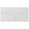 vidaXL Sink Cabinet with Built-in Basin White and Sonoma Oak Engineered Wood